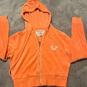 Coral zip up